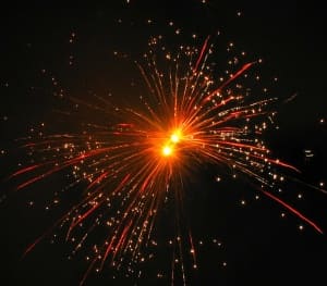 Tire de Feux d'artifice professionnels à Sauville