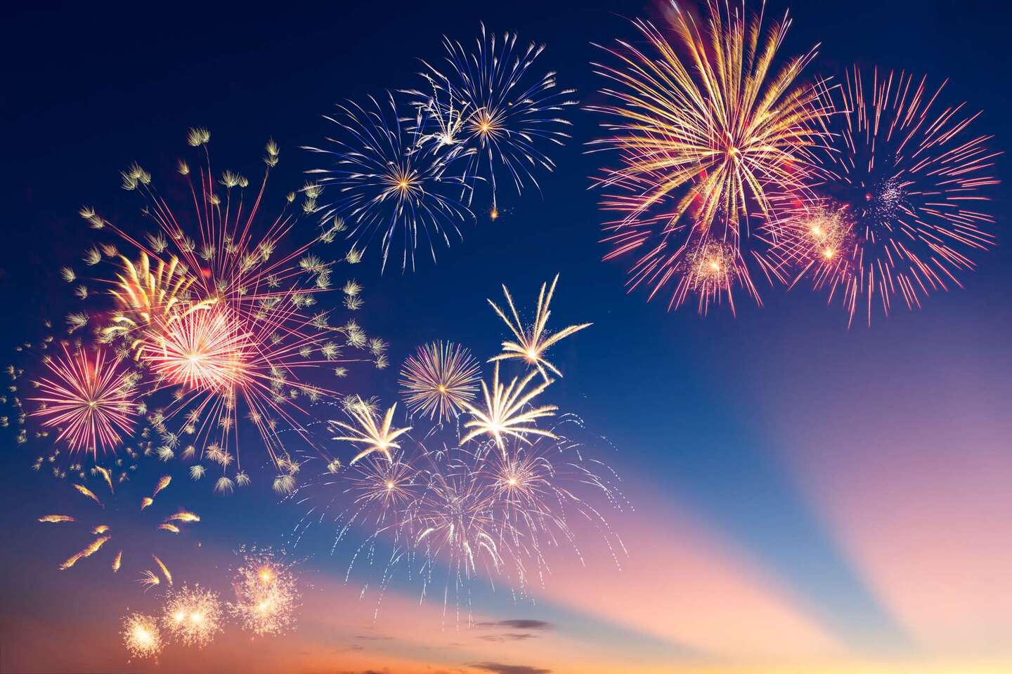 Feux d'artifice professionnels à Sauville